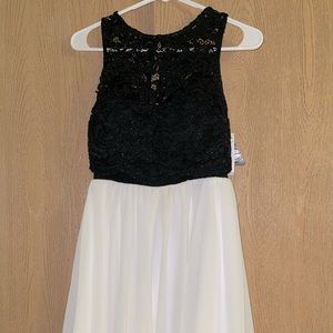 City Triangles Black & White Dress